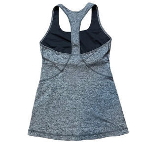 Lululemon Women's Black/White Heathered Racerback Tank.  Sz: 8